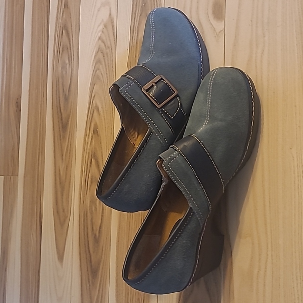 Blue shoes